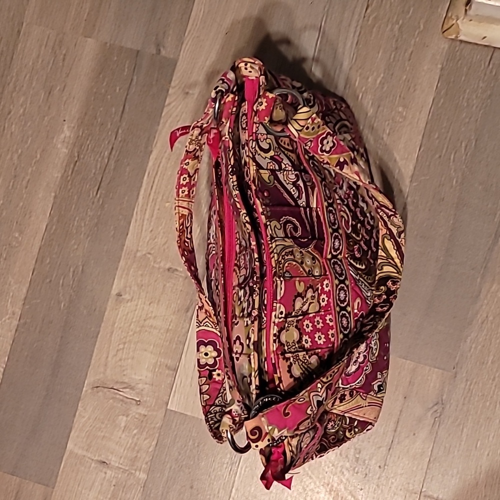 Vera Bradley Multicolor Paisley Very Berry Shoulder Tote Bag - Picture 5 of 7